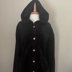Black Soft Hoodie/Jacket with Pockets